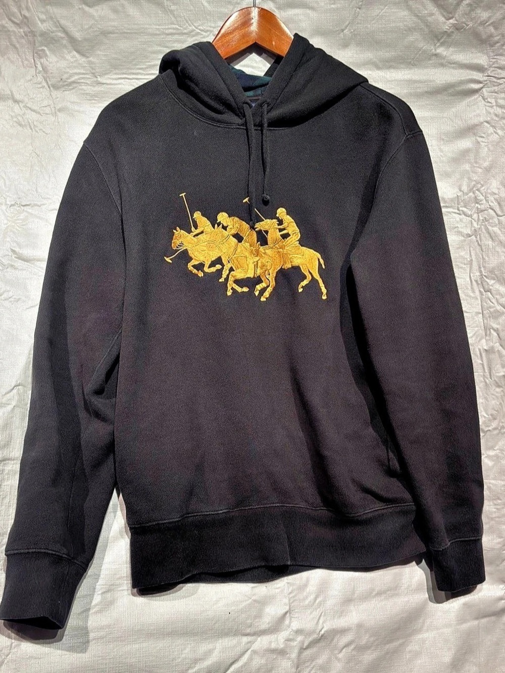 Polo Ralph Lauren Triple Pony Black Hoodie